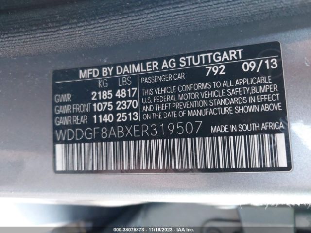 WDDGF8ABXER319507 Mercedes-Benz C 300
