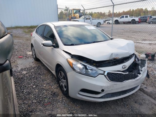 Auction sale of the 2015 Kia Forte Lx, vin: KNAFK4A62F5367103, lot number: 38078898