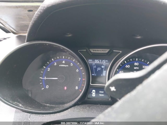 2014 HYUNDAI VELOSTER TURBO W/BLACK VIN: KMHTC6AE9EU210769