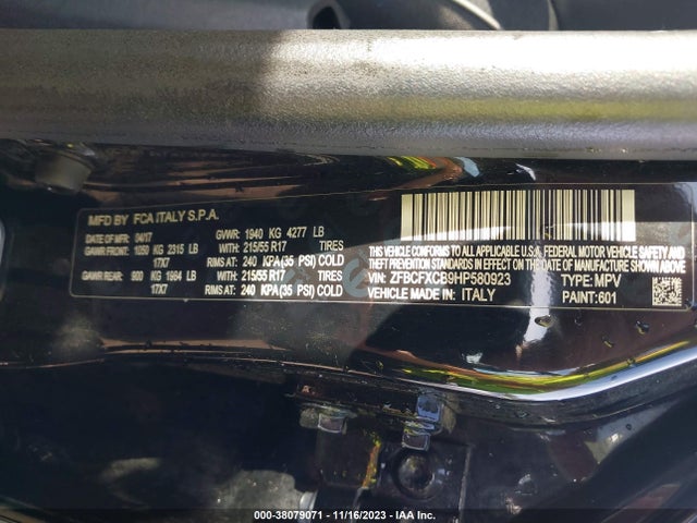 2017 FIAT 500X ZFBCFXCB9HP580923 Photo 8