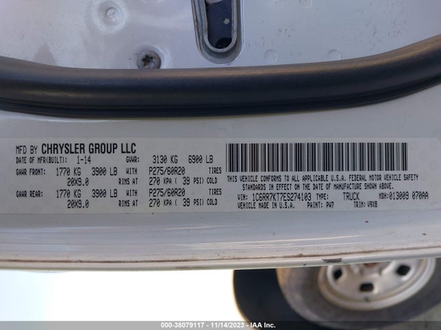 1C6RR7KT7ES274103 RAM 1500 Express