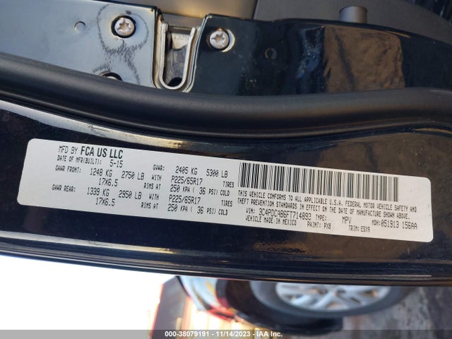 Dodge JOURNEY SE 2015 3C4PDCAB6FT714893 Image 9