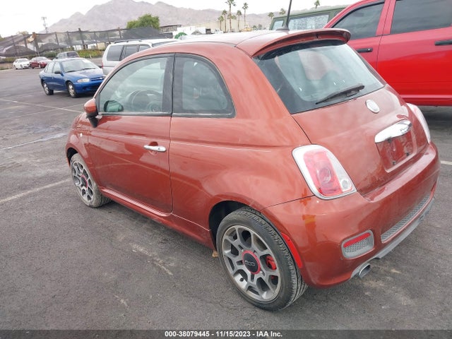2012 FIAT 500 3C3CFFBR8CT270390 Photo 2