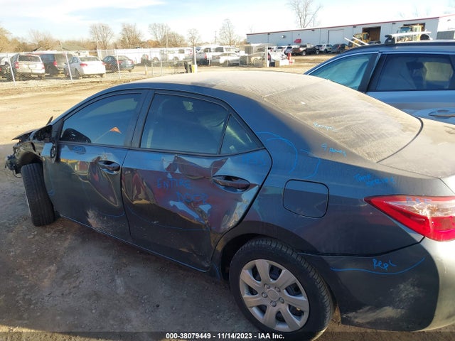 2018 TOYOTA COROLLA LE VIN: 2T1BURHE4JC114527