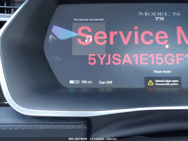 Tesla Model S 60/70/75/85 2016 5YJSA1E15GF148573 Image 17