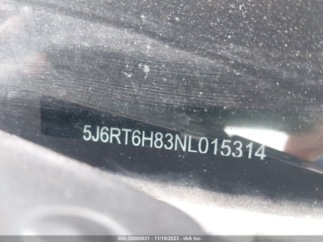5J6RT6H83NL015314 Honda Cr-v Hybrid Ex-l