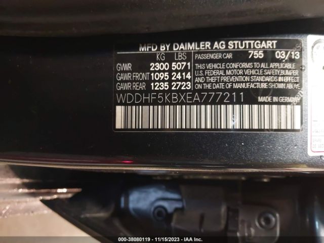 WDDHF5KBXEA777211 Mercedes-Benz E 350
