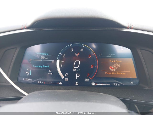 2021 CHEVROLET CORVETTE STINGRAY RWD 1LT VIN: 1G1YA3D45M5123129
