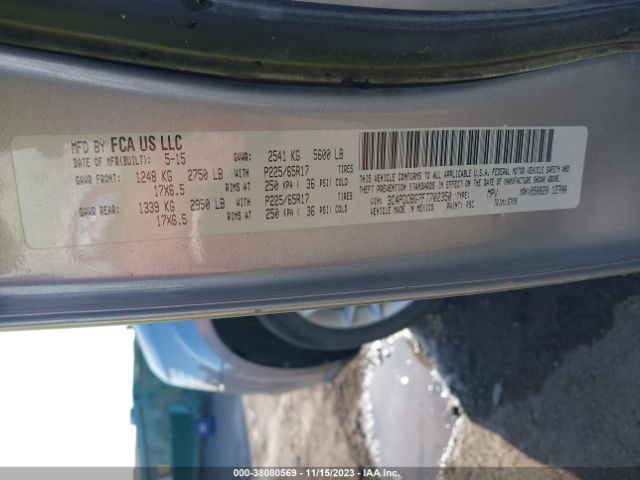3C4PDDBG7FT702350 Dodge Journey Sxt