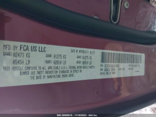 2C3CDXGJ6JH113252 Dodge Charger R/t Scat Pack Rwd