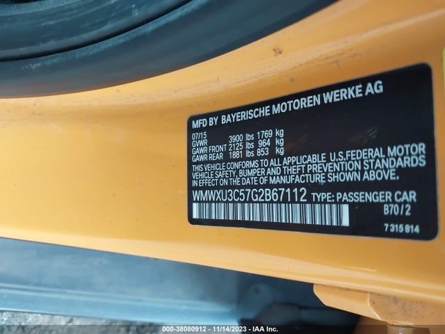 2016 MINI HARDTOP WMWXU3C57G2B67112 Photo 8