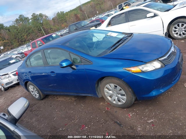 2012 HONDA CIVIC LX VIN: 19XFB2F52CE362068