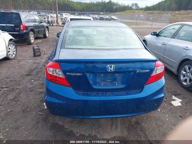 2012 HONDA CIVIC LX VIN: 19XFB2F52CE362068