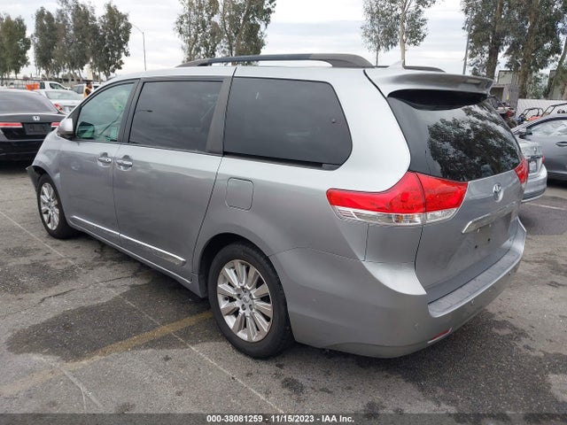 2012 TOYOTA SIENNA LIMITED V6 7 PASSENGER VIN: 5TDYK3DC0CS258619