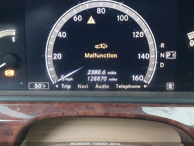 2008 MERCEDES-BENZ S 550 4MATIC VIN: WDDNG86X28A197169