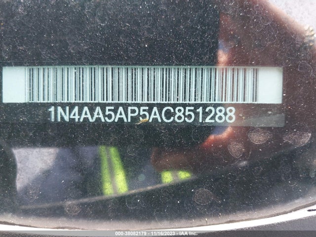 2010 NISSAN MAXIMA 3.5 S VIN: 1N4AA5AP5AC851288