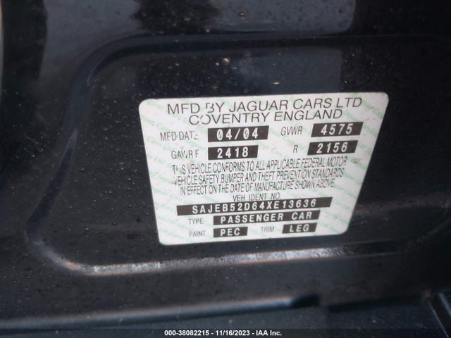 2004 JAGUAR X-TYPE SAJEB52D64XE13636 Photo 8