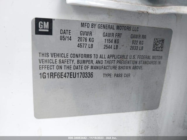 Chevrolet Volt 2014 1G1RF6E47EU170336 Image 9