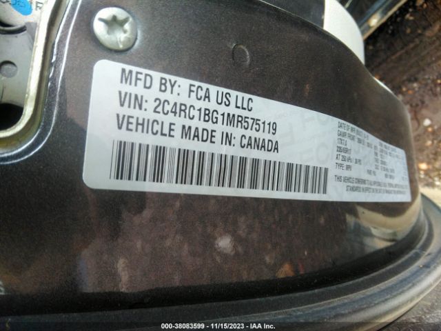 2021 CHRYSLER PACIFICA 2C4RC1BG1MR575119 Photo 8