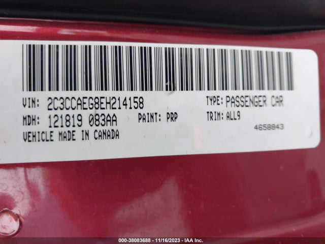 2C3CCAEG8EH214158 Chrysler 300C