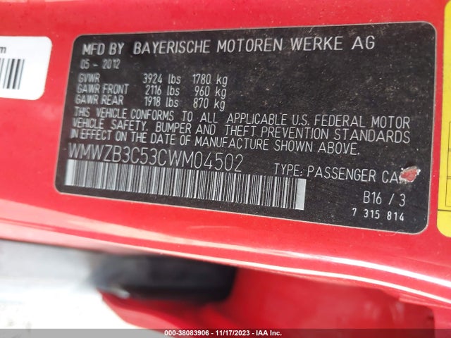 2012 MINI COOPER COUNTRYMAN WMWZB3C53CWM04502 Photo 8