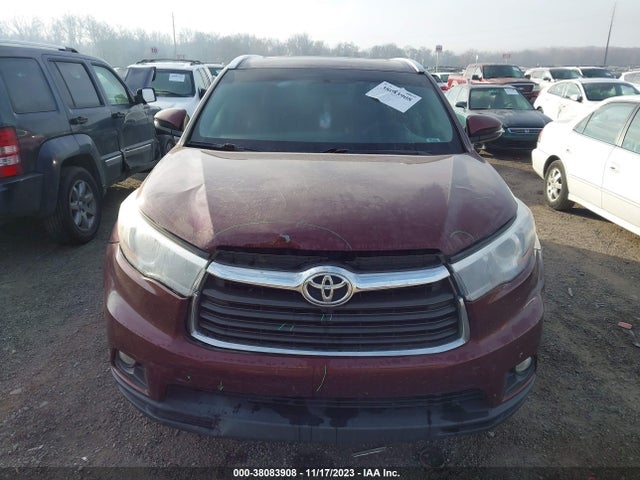 2016 TOYOTA HIGHLANDER XLE V6 VIN: 5TDJKRFH4GS341988