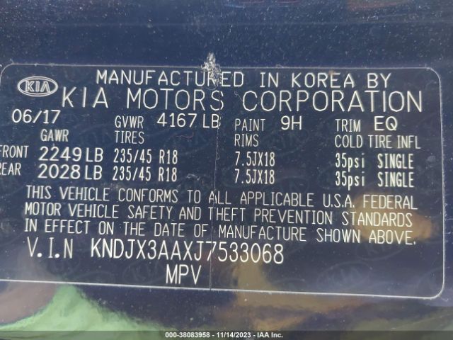 KNDJX3AAXJ7533068 KIA Soul !