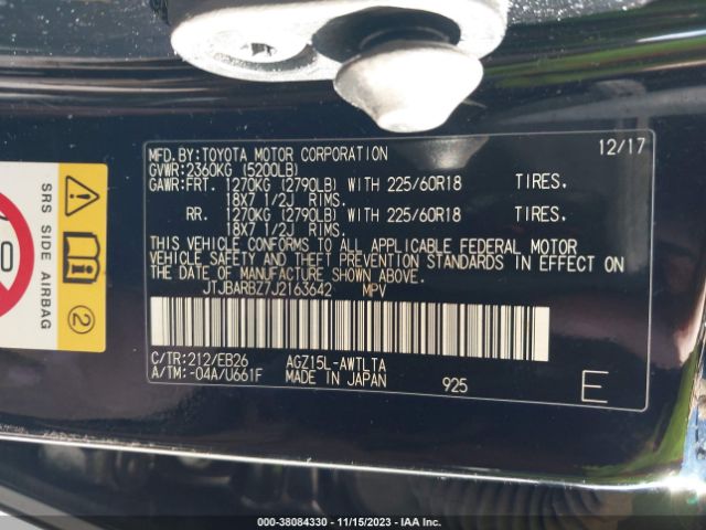 2018 LEXUS NX JTJBARBZ7J2163642 Photo 8