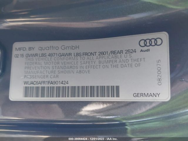 2015 AUDI RS 5 WUAC6AFR1FA901424 Photo 8
