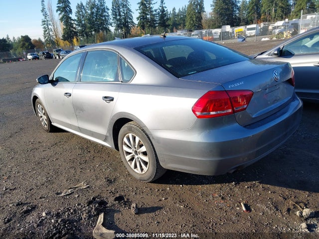 2012 VOLKSWAGEN PASSAT 2.5L S VIN: 1VWAP7A34CC082090