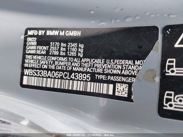 WBS33BA06PCL43895 BMW M4