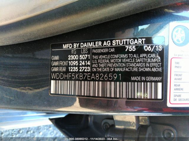 WDDHF5KB7EA826591 Mercedes-Benz E 350