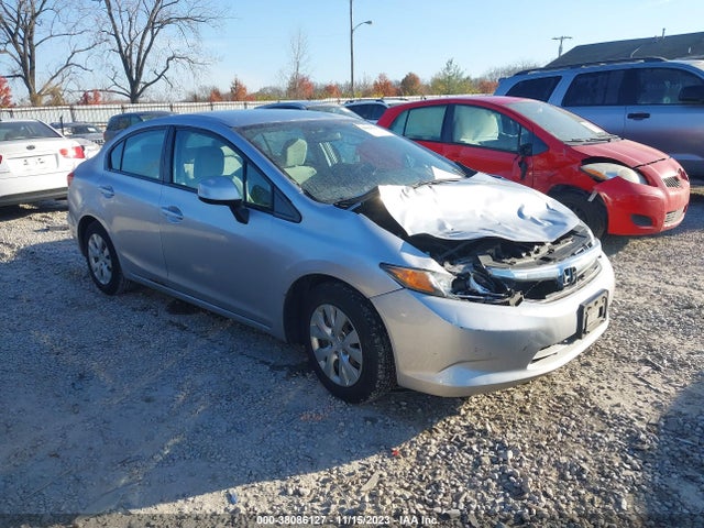 2012 HONDA CIVIC LX VIN: 19XFB2F58CE077343