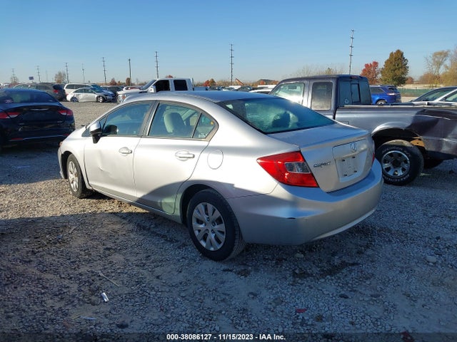 2012 HONDA CIVIC LX VIN: 19XFB2F58CE077343