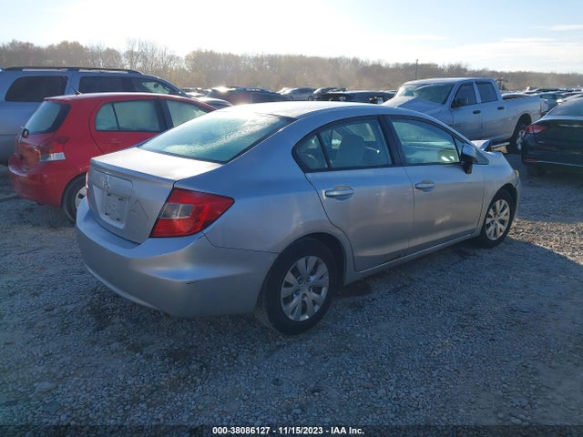 2012 HONDA CIVIC LX VIN: 19XFB2F58CE077343