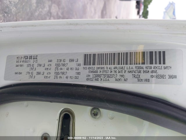 1C6RR6FT5FS623717 RAM 1500 Tradesman