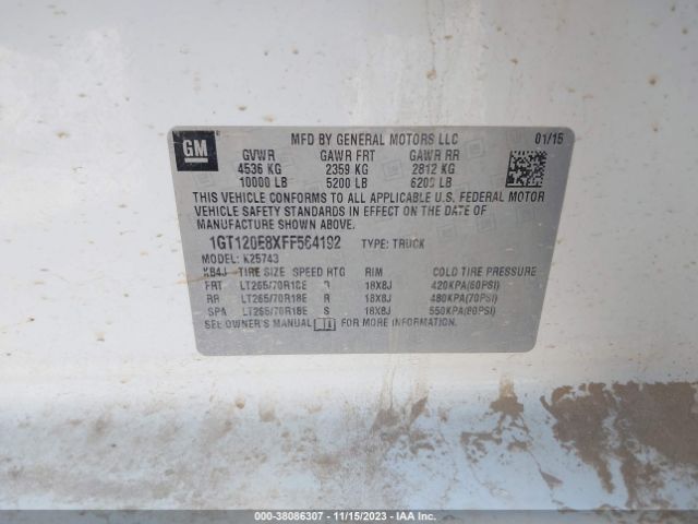 1GT120E8XFF564192 GMC Sierra 2500hd Denali