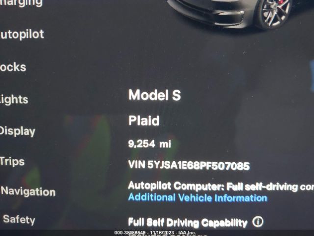 2023 TESLA MODEL S 5YJSA1E68PF507085 Photo 6