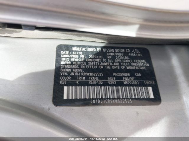 2019 NISSAN ROGUE SPORT JN1BJ1CR9KW622525 Photo 8