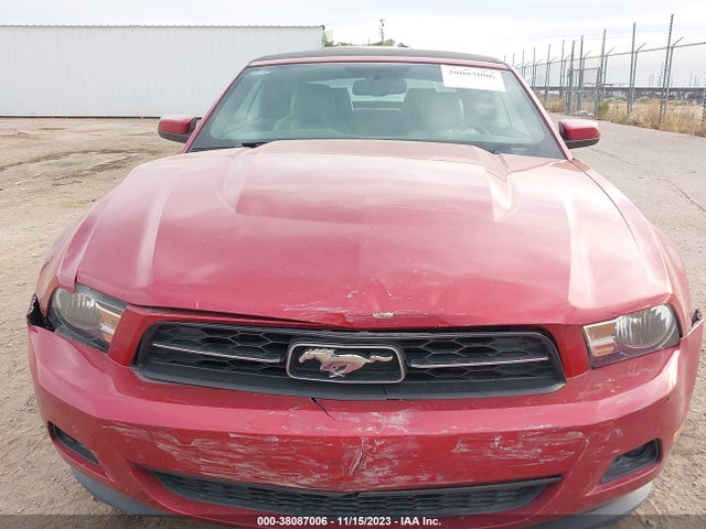 2012 FORD MUSTANG V6 PREMIUM VIN: 1ZVBP8EM8C5218299