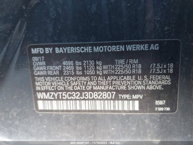 2018 MINI COUNTRYMAN WMZYT5C32J3D82807 Photo 8