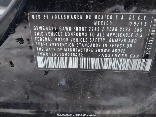 3VWD17AJ1GM245232 Volkswagen Jetta 1.8t Sport