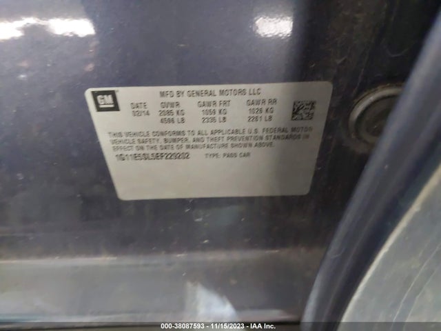 Chevrolet MALIBU 2LT 2014 1G11E5SL5EF229202 Image 9