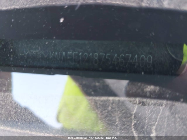 2007 KIA SPECTRA EX VIN: KNAFE121875467409