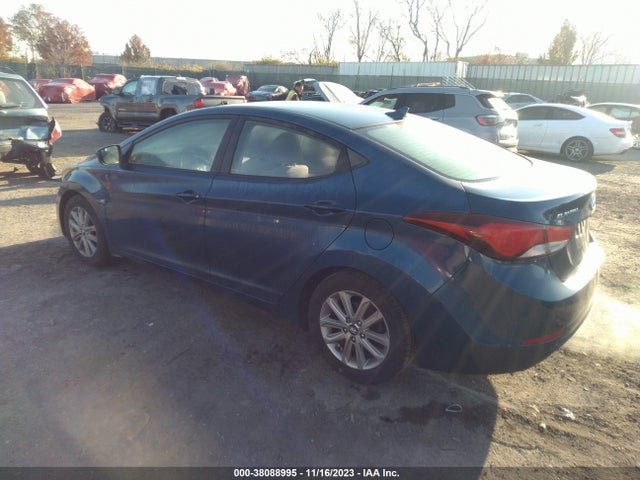 2014 HYUNDAI ELANTRA SE (ULSAN PLANT) VIN: KMHDH4AE9EU117647