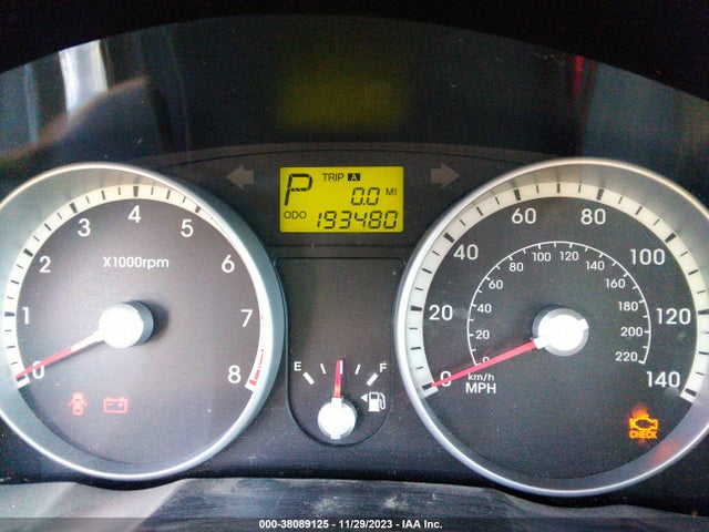 2009 HYUNDAI ACCENT GLS VIN: KMHCN46C99U384871