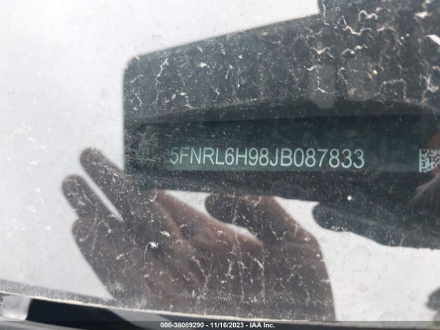 5FNRL6H98JB087833 Honda Odyssey Elite