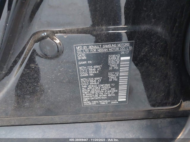 Nissan ROGUE SV 2017 KNMAT2MT3HP576101 Image 24