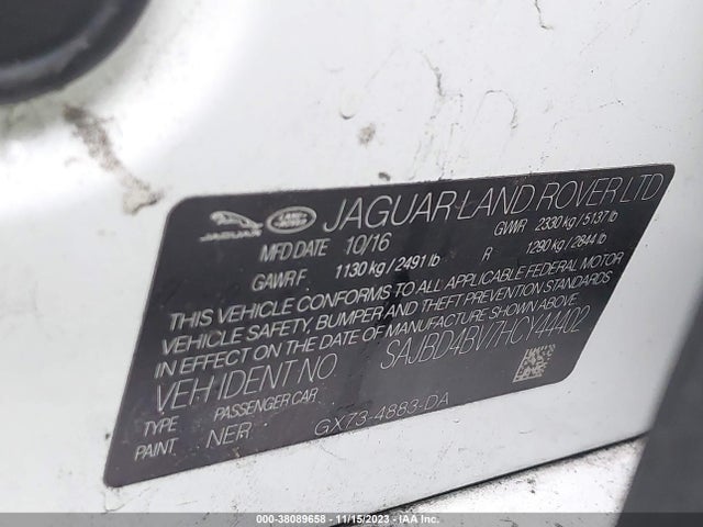 2017 JAGUAR XF SAJBD4BV7HCY44402 Photo 8