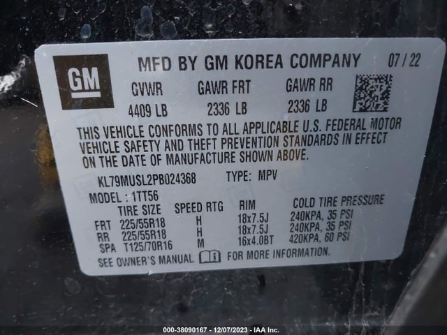 Chevrolet l3t 2023 KL79MUSL2PB024368 Image 21